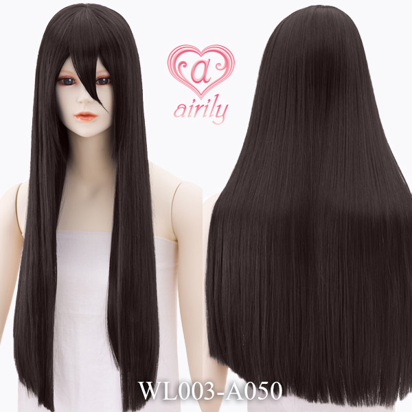 ロングストレート アジアンブラック