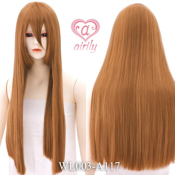 ロングストレート アーモンドブラウン